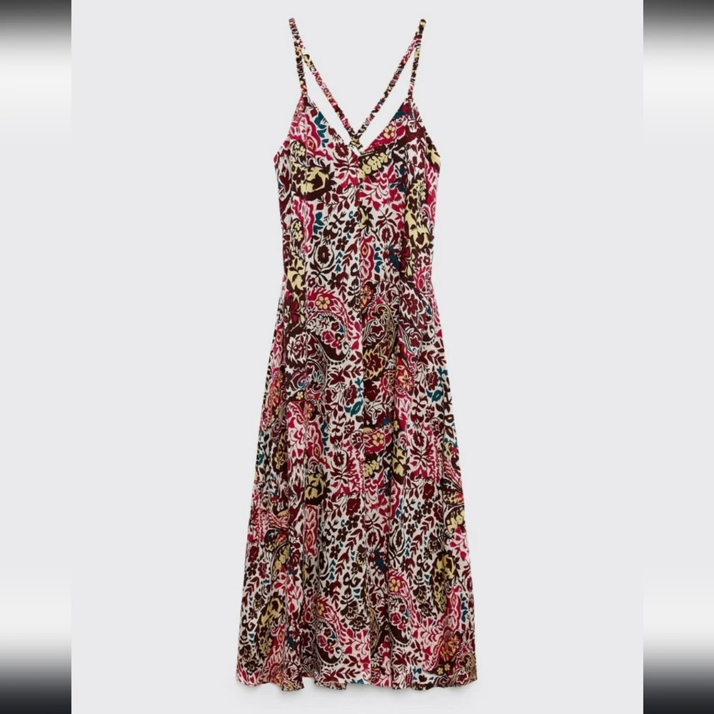 Zara Floral maxi dress